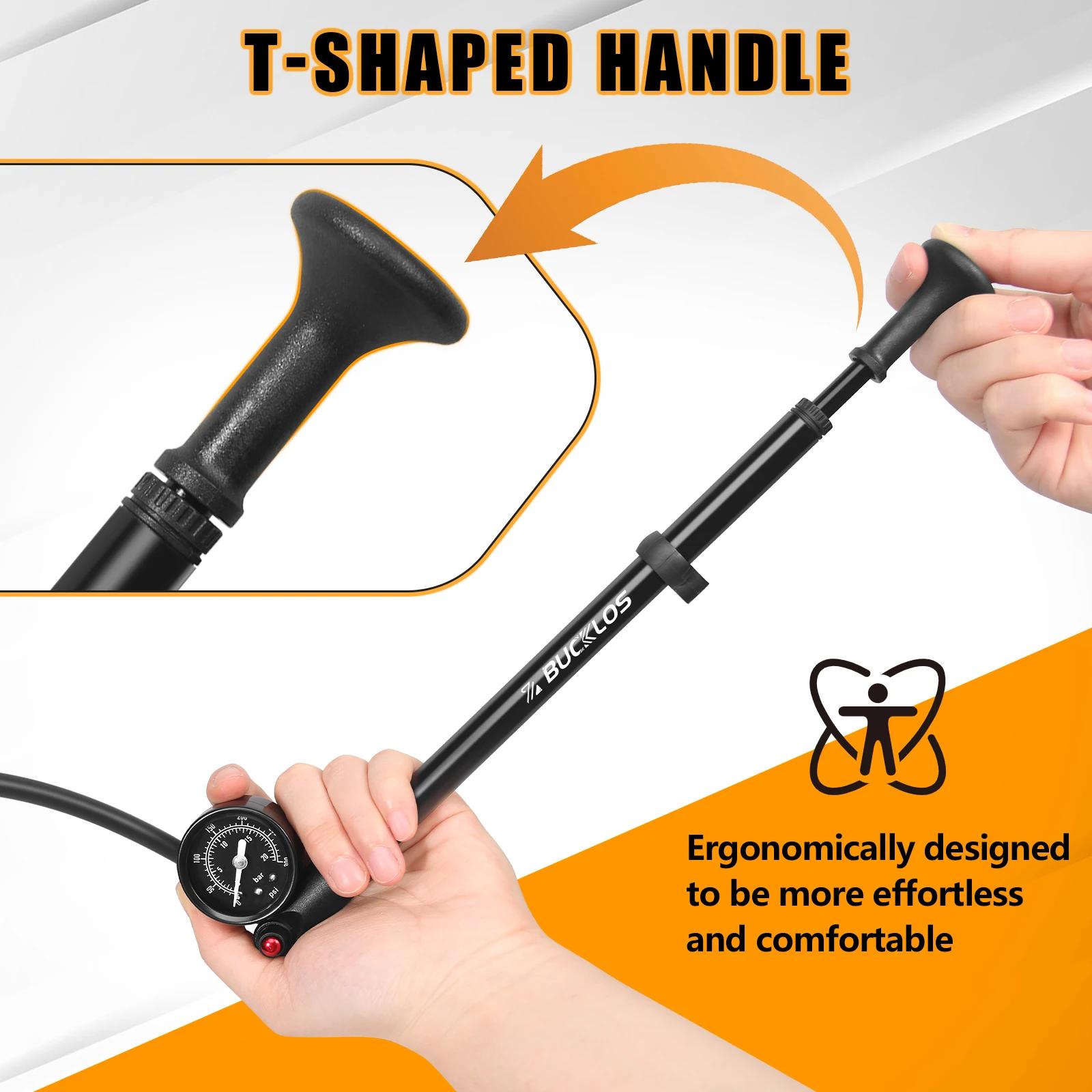 BUCKLOS vélo fourche avant pompe vtt