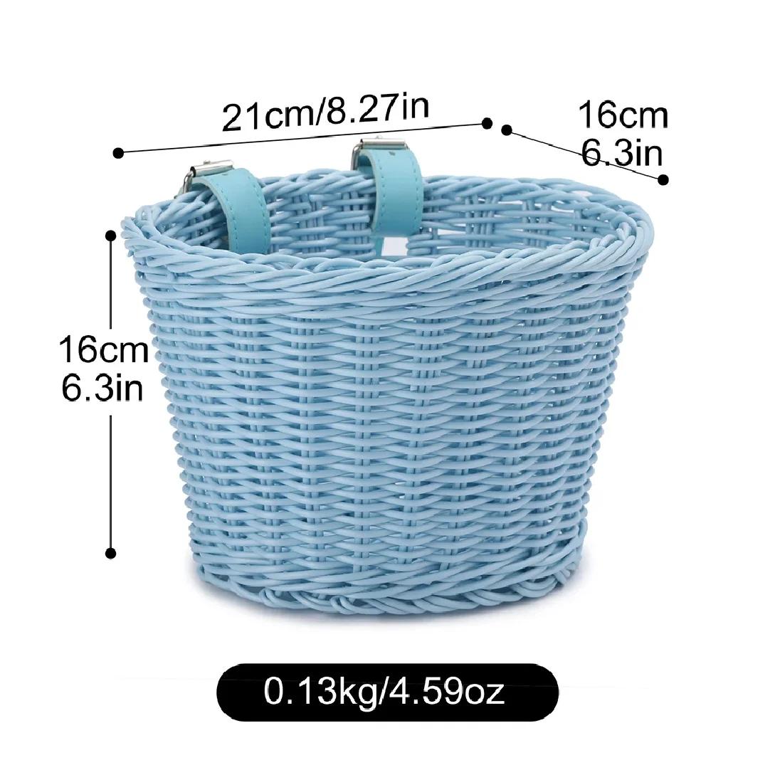 Panier avant de vélo multifonction en rotin, panier de vélo imperméable, panier de vélo traditionnel, cadeau vintage pour collègues et amis