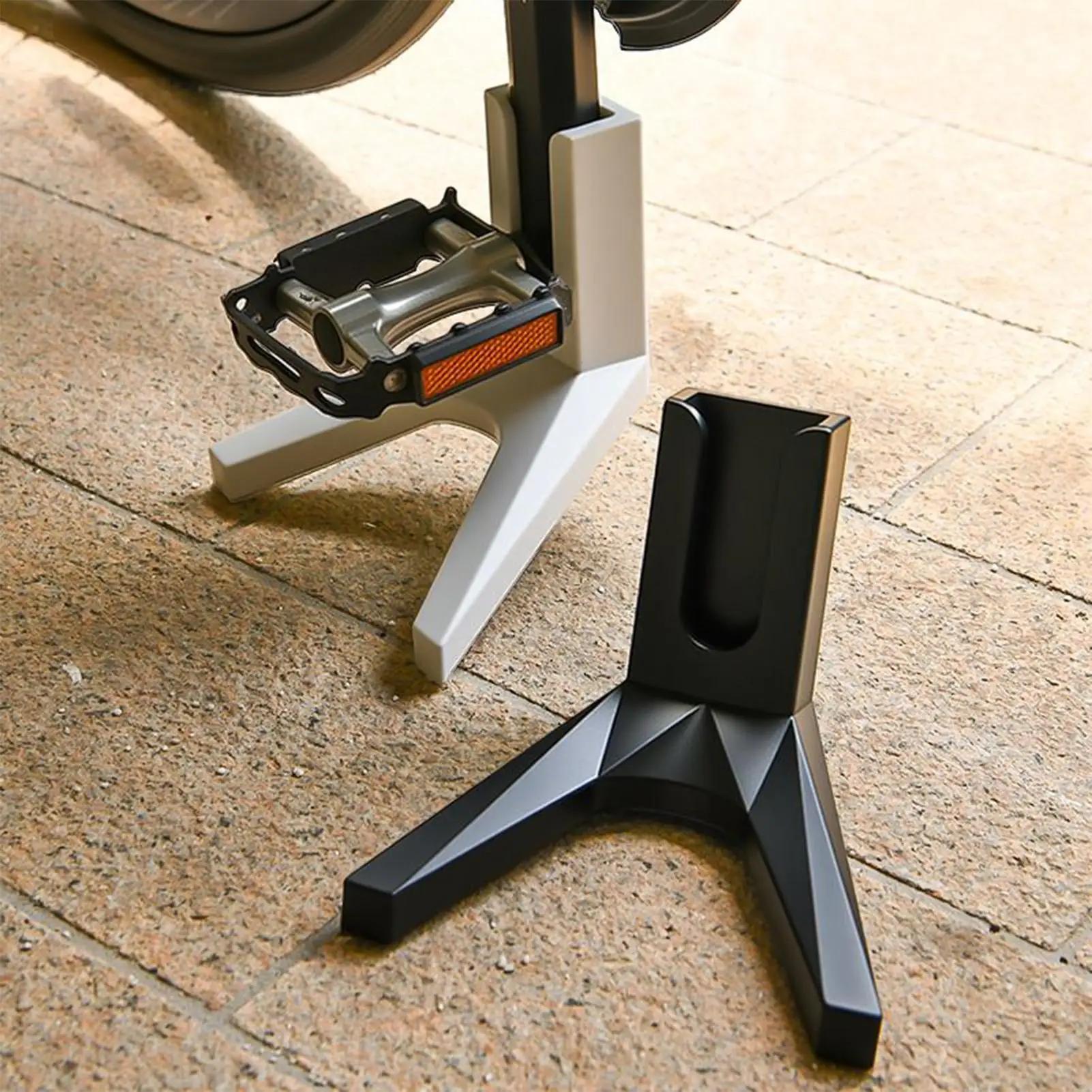 Béquille de vélo, support de vélo de route stable, support de sol pour vélo, support de pédale de vélo, support de béquille arrière, accessoire de cyclisme