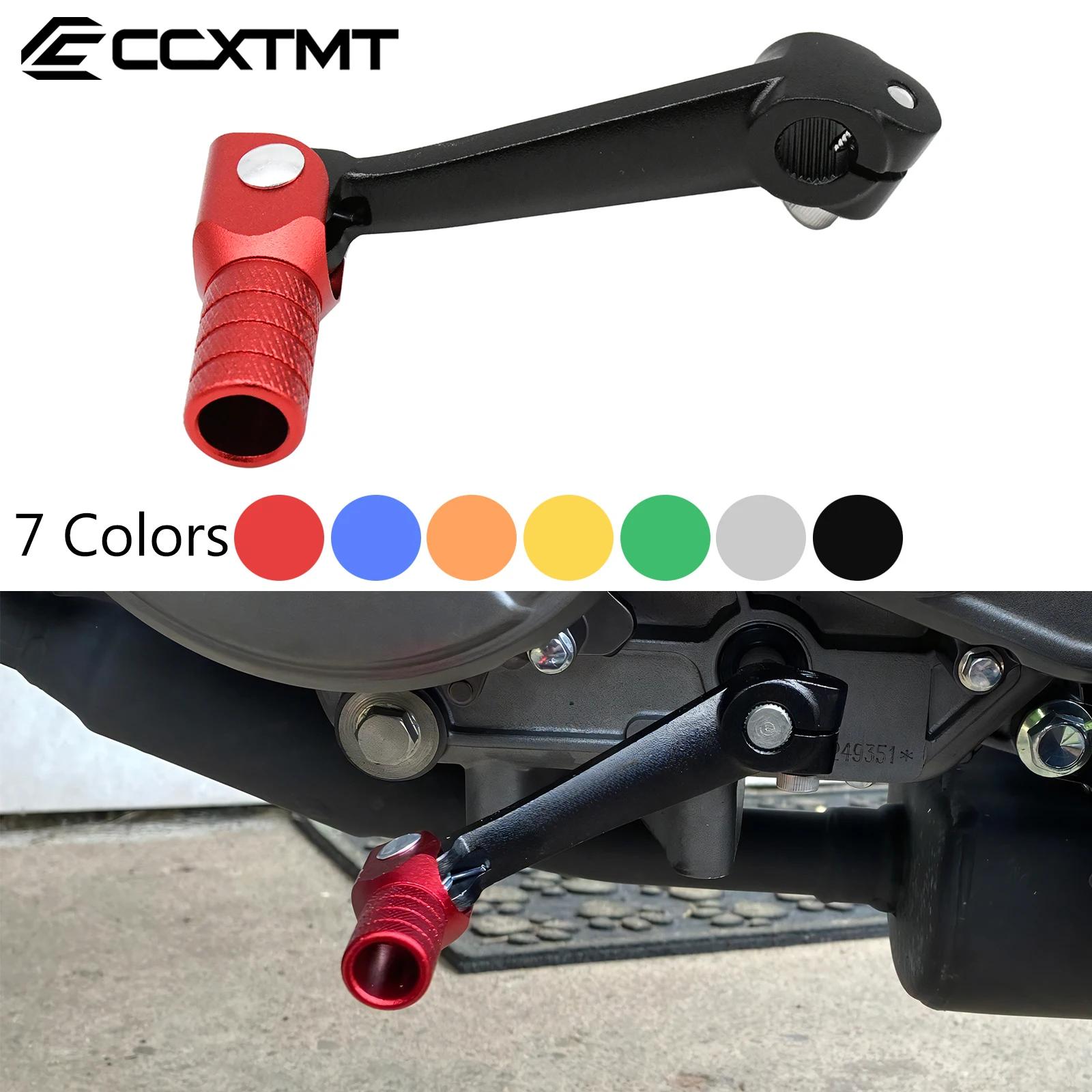 Levier de changement de vitesse pliable en aluminium pour moto