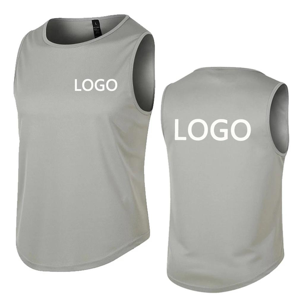 Gilets de sport pour hommes, personnalisez votre numéro et votre logo, uniformes d'équipe, hauts sweat-shirt légers respirants et évacuant la transpiration