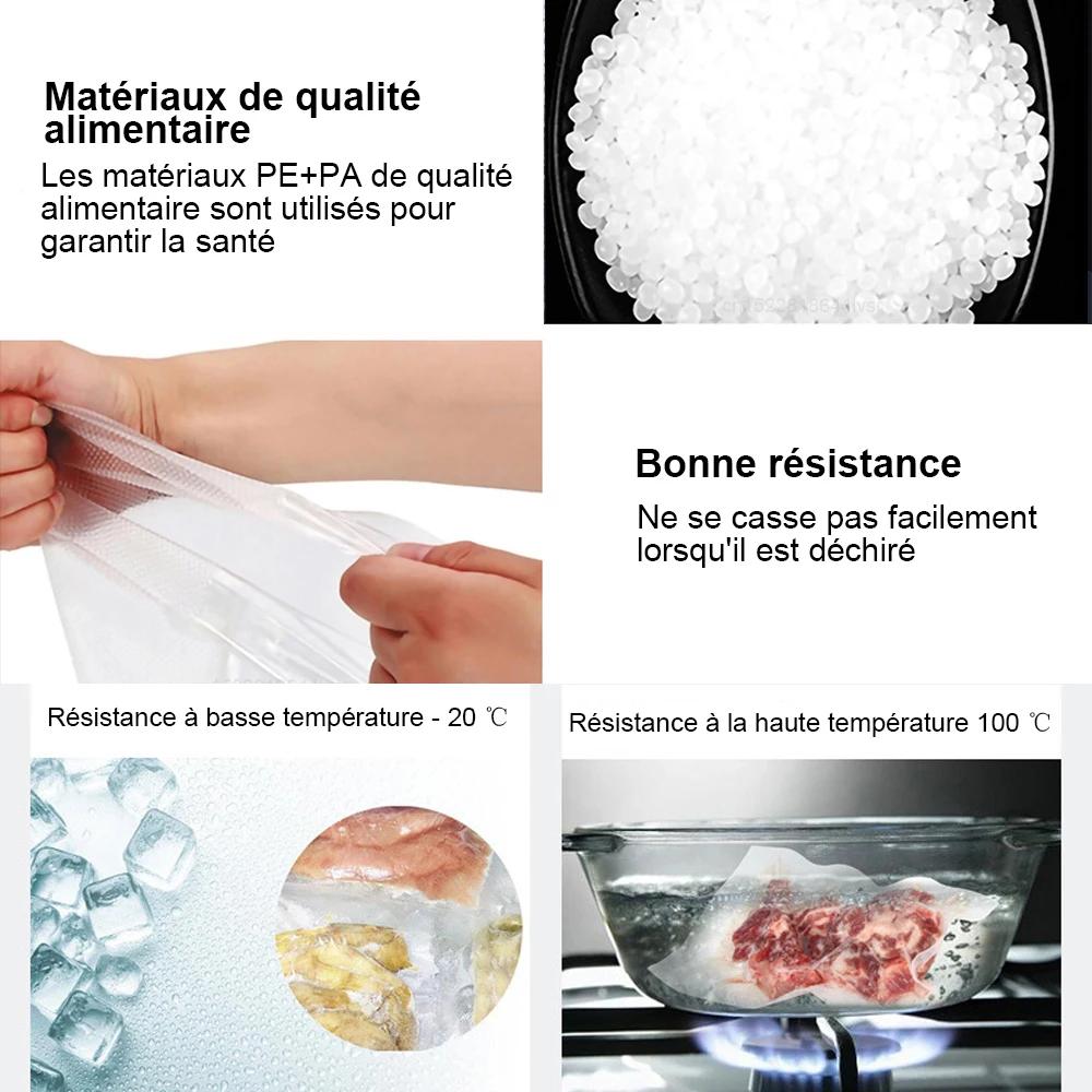Sacs d'emballage sous vide pour machine à sceller
