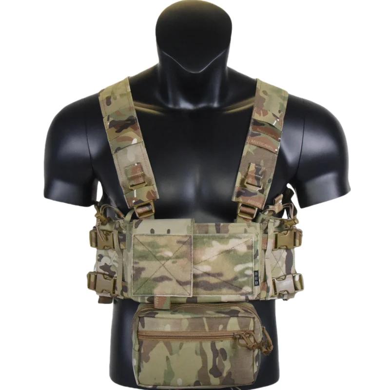 Plateforme poitrine ATFG CAMO micro porte-inspirer pocommuniste oreilles poudres ensemble SFP Fat Strap 5.56 7.62