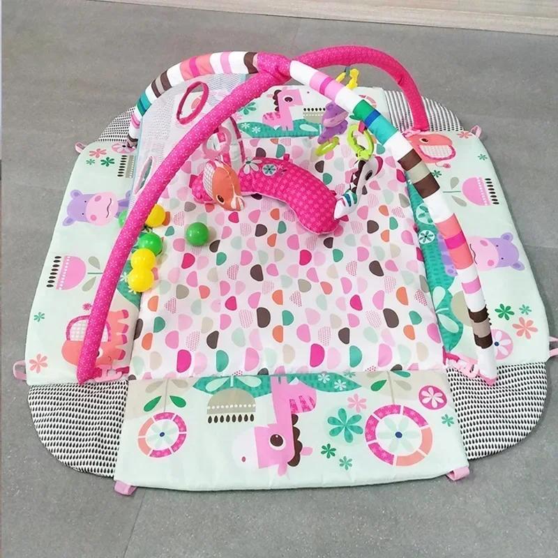 Cadre de Fitness pour bébé, couverture de jeu rampant, tapis éducatifs multifonctionnels, couverture rampante pour clôture, jouets d'éveil pour nourrissons