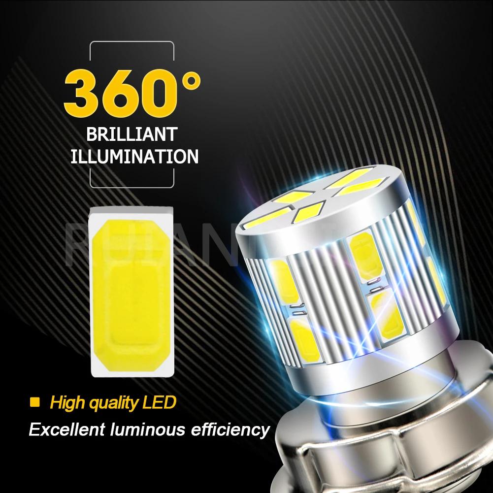 Phare de moto LED P26S 6V 12V