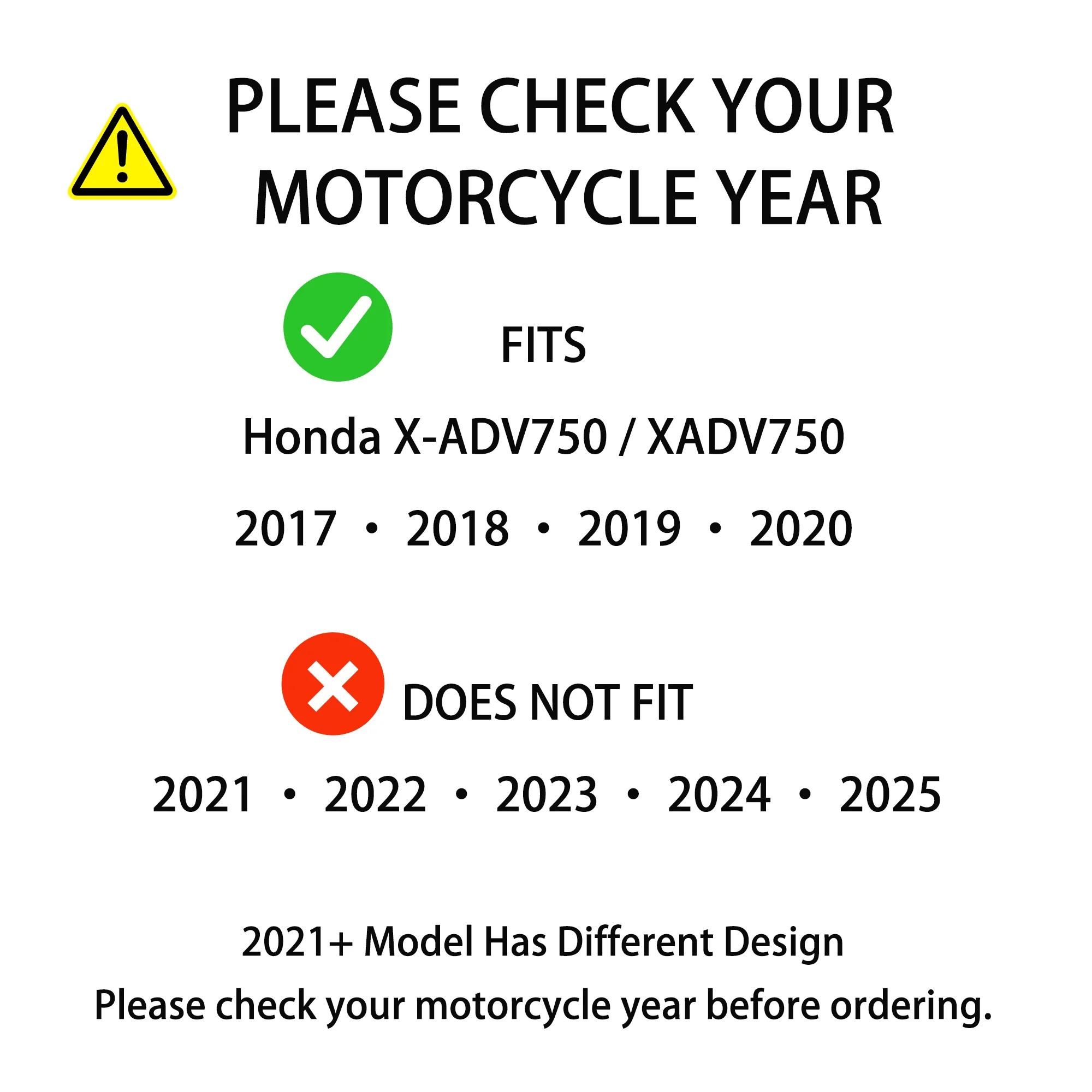 Pare-brise de moto noir adapté pour Honda X ADV 750 XADV 750 2017 - 2020 X-ADV750 X ADV 750 2018 2019