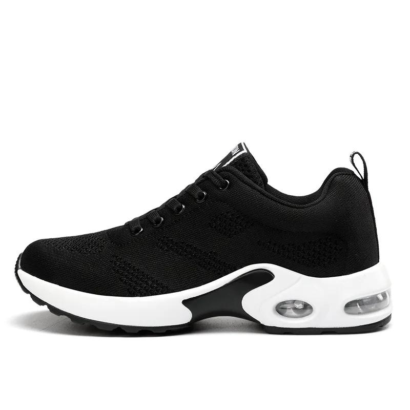 Chaussures de course femmes été respirantes - Baskets mesh léger tissage fly sportives
