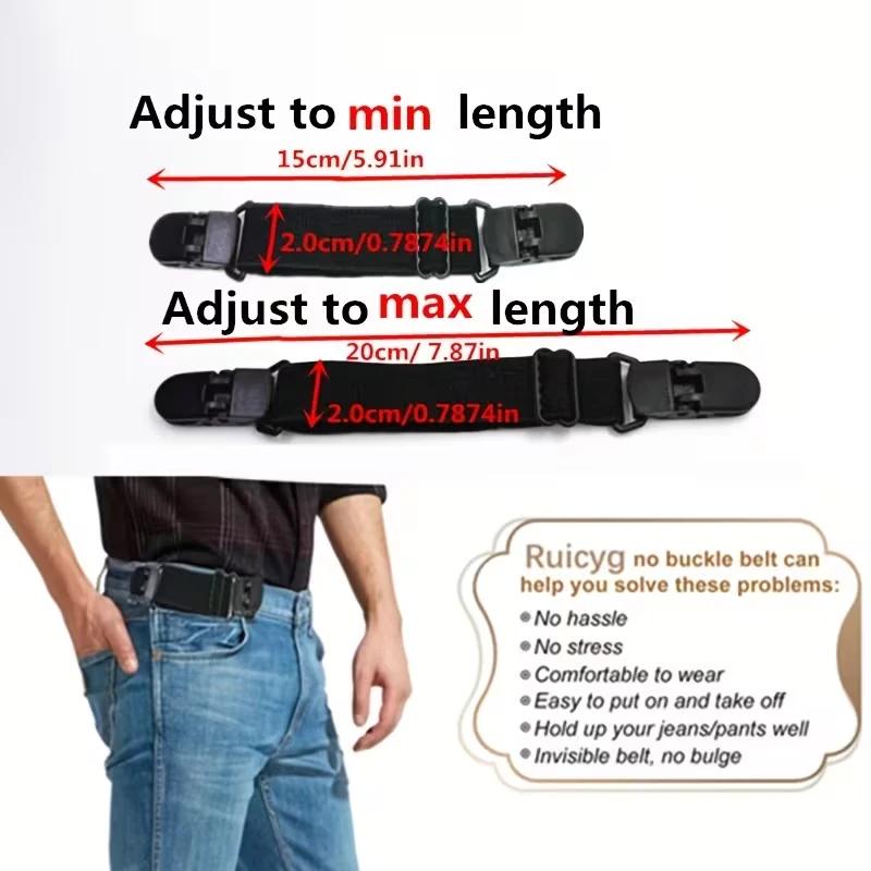 Ceinture élastique invisible de style décontracté — Bande