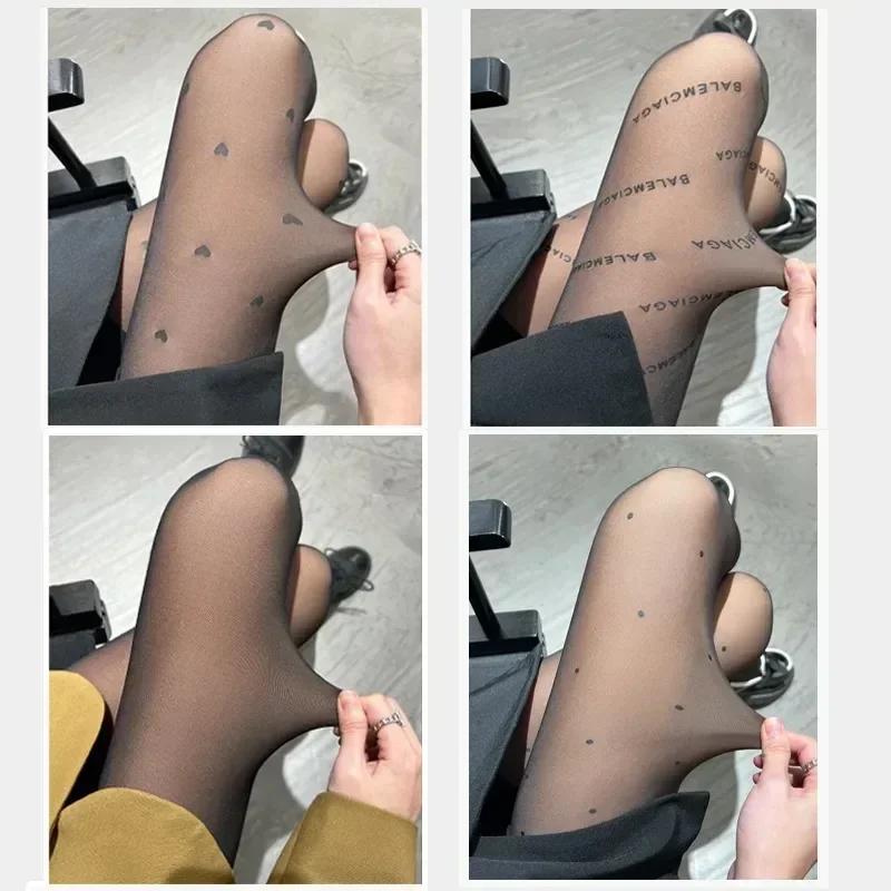 Collants polaires pour femmes, bas imprimés Sexy, Leggings chauds d'hiver, collants thermiques à haute élasticité, effet peau