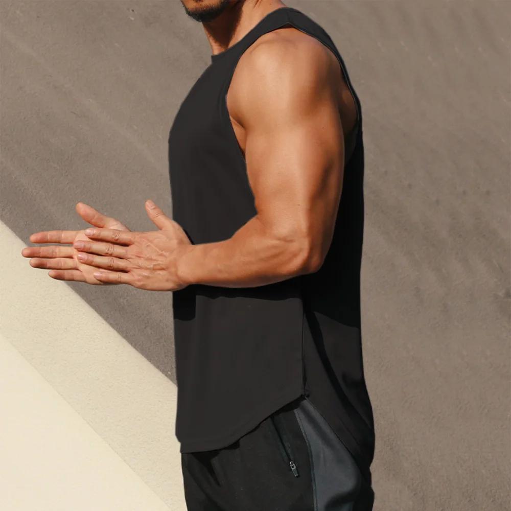 TShirt sport sans manches pour hommes respirant séchage rapide course entraînement marathon fitness occasions sportives