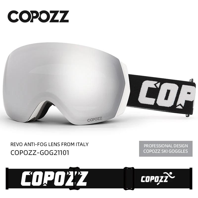 COPOZZ marque lunettes de Ski professionnelles Double couches Anti-buée UV400 hommes femmes hiver motoneige