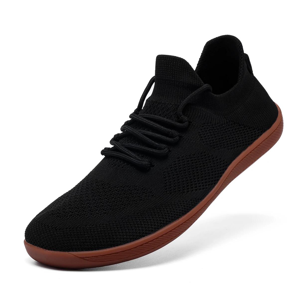Chaussures pieds nus à bout large pour hommes et femmes - Baskets minimalistes avec semelle zéro drop