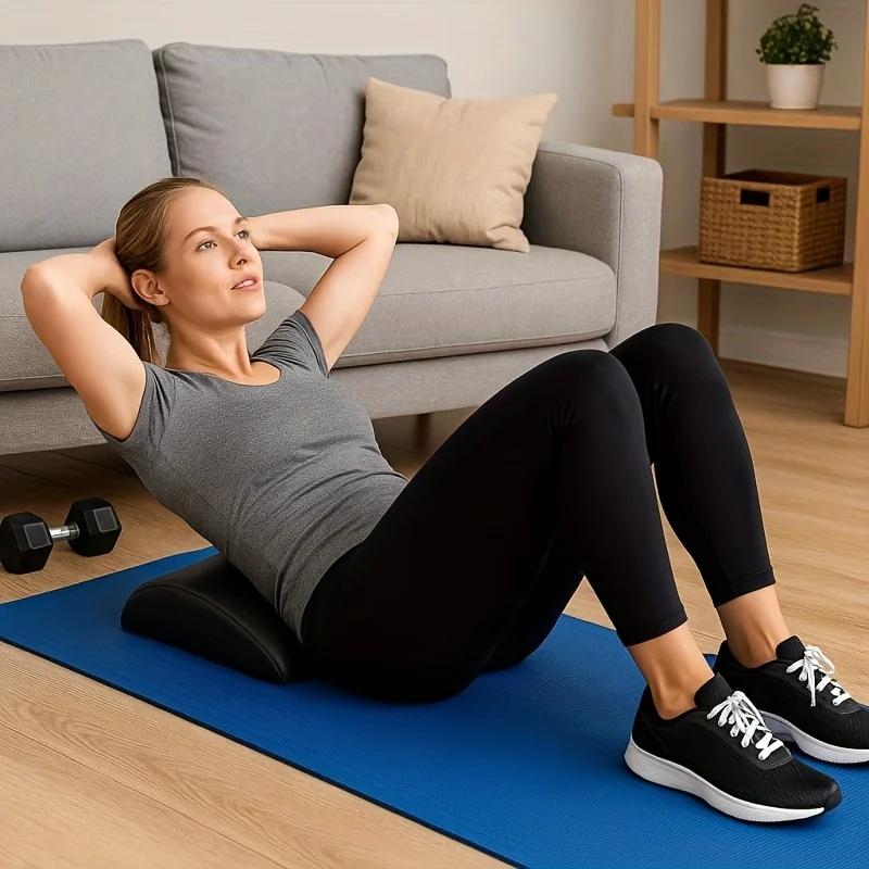 Ab Mat - Accessoire de tapis d'entraînement pour les exercices abdominaux, les abdominaux, les crunches, les pompes, l'entraînement central - Tapis rembourré portable