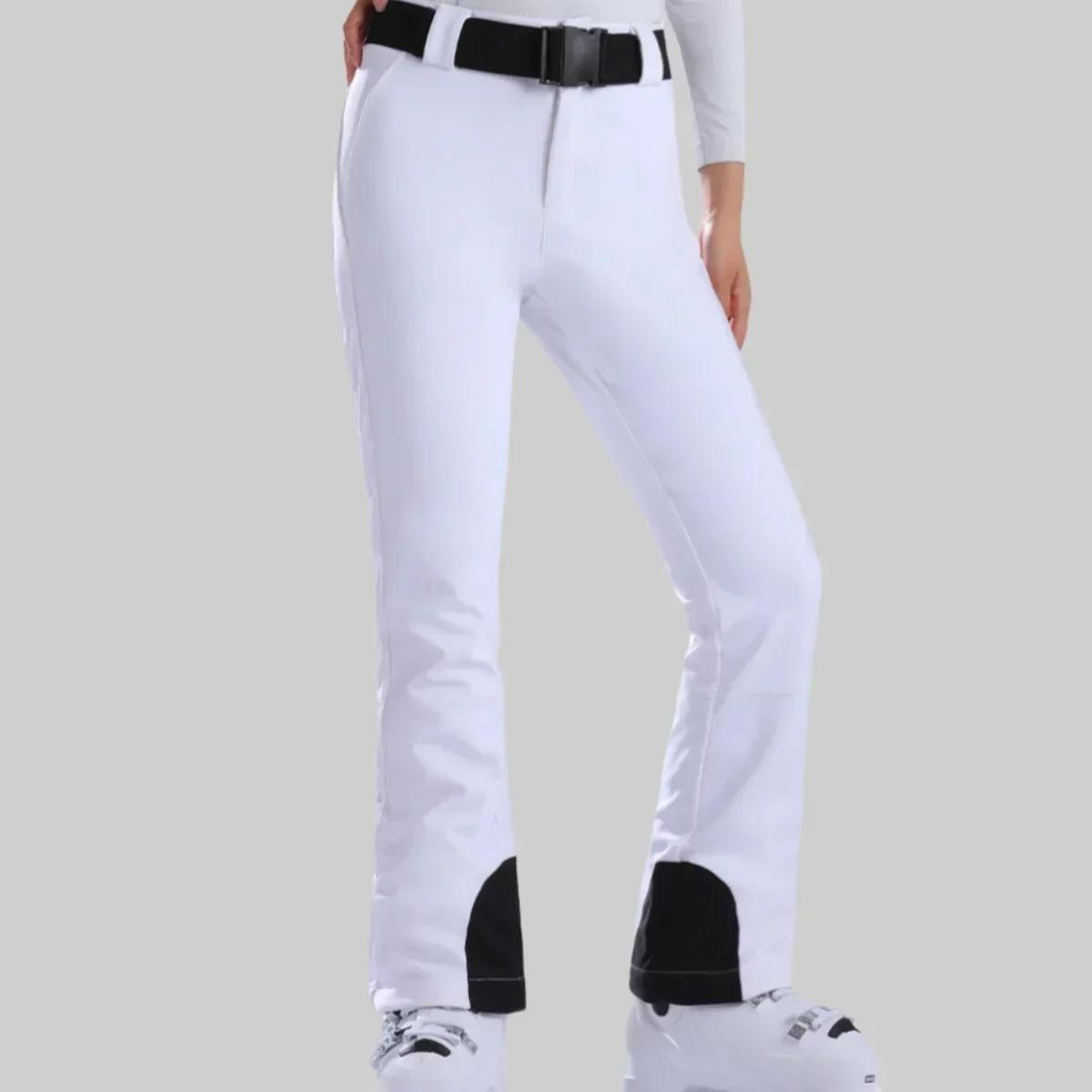 Pantalons de snowboard pantalons de Ski thermiques d'hiver nouveaux pantalons de neige pour femmes coupe ajustée vêtements imperméables pantalons de Ski coupe-vent en plein air