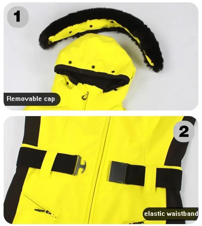 Combinaisons de ski imperméables coupe-vent pour femmes