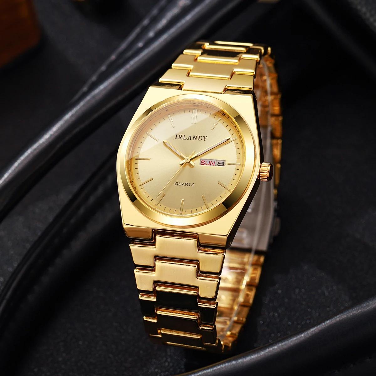 Montres d'affaires de luxe pour hommes, montres-bracelets à Quartz avec calendrier, horloge Reloj Hombre (sans boîte)