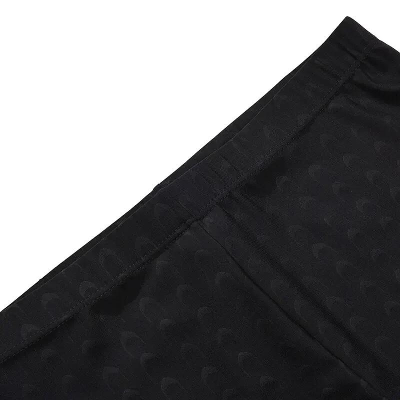 Maillot de bain homme professionnel noir grande taille séchage rapide tissu bionique