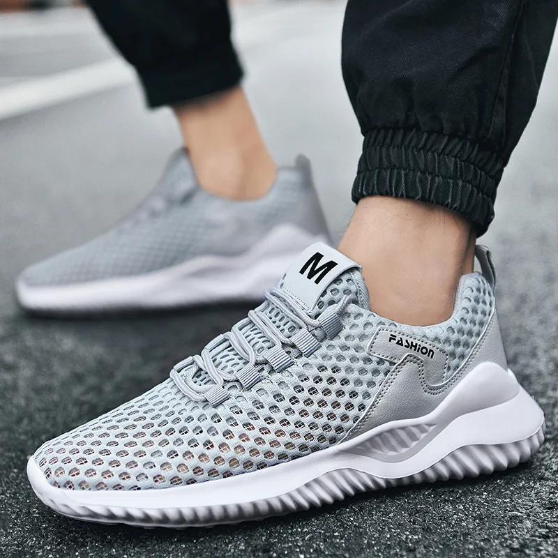 Mocassins d'été 2026 pour hommes - Chaussures respirantes en maille pour marche et course