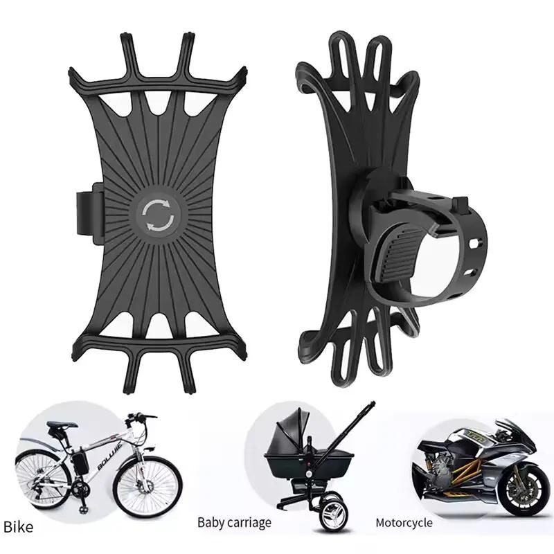 Support de téléphone pour vélo - Support de téléphone portable pour moto pour iPhone Samsung Xiaomi - Accessoire de vélo Suporte Celular Viagem