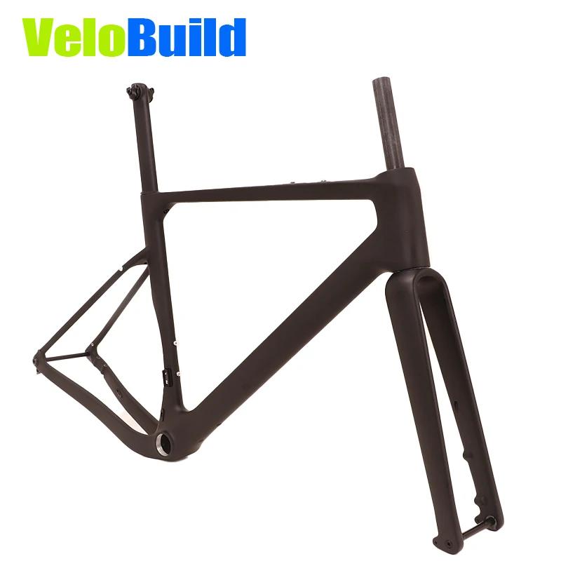 VeloBuild route fibre de carbone gravier vélo cadres support inférieur T47 nouveau cintre arrière UDH