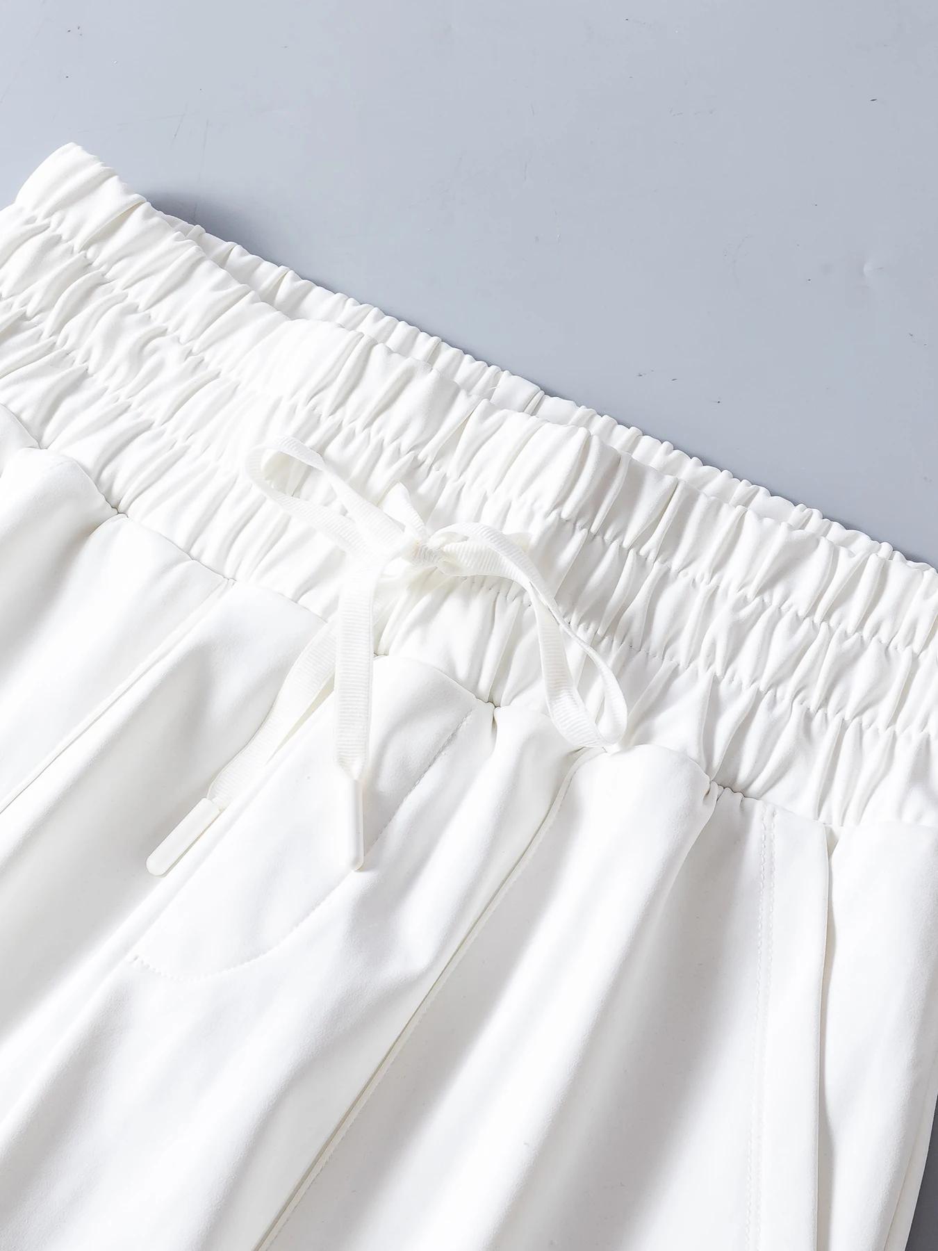 Pantalon survêtement épais polaire femme ample décontracté grande taille pieds groupés hiver 2024