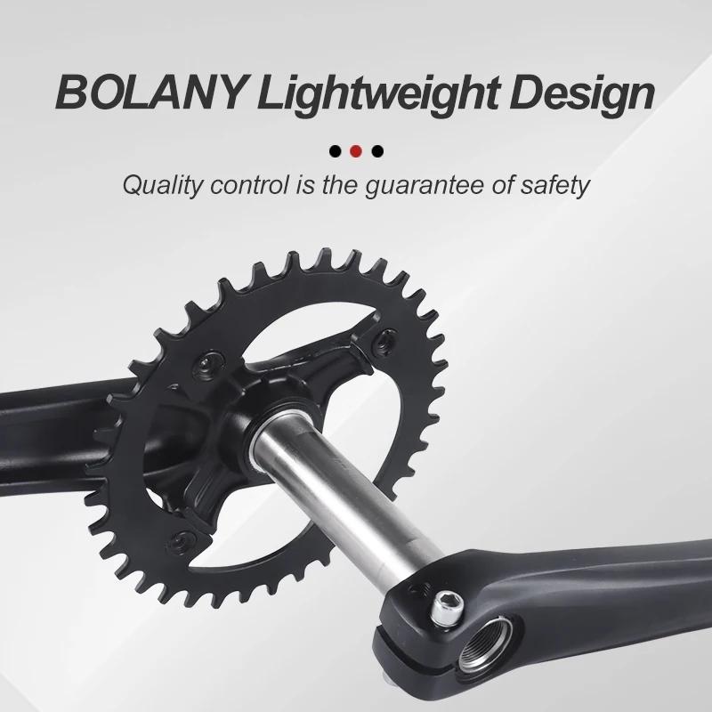 Pédalier Intégré BOLANY VTT Alliage Aluminium BB68 Longueur Manivelle 170mm Plateau Unique 32T-36T BCD 104mm Occasions Spéciales