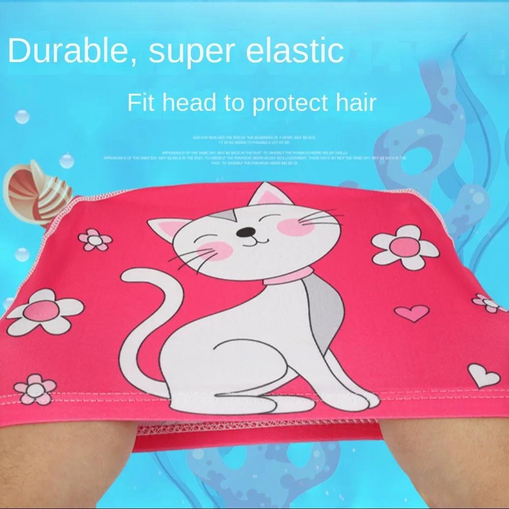 Bonnets de bain enfants 2-12 ans imperméables avec motifs dessins animés - Casquettes plage garçons filles