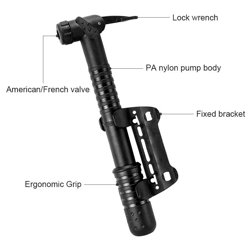 Mini pompe à vélo main cyclisme vélo pompe à Air balle basket-ball pneu football vélo gonfleur vtt vélo pompe vélo accessoires