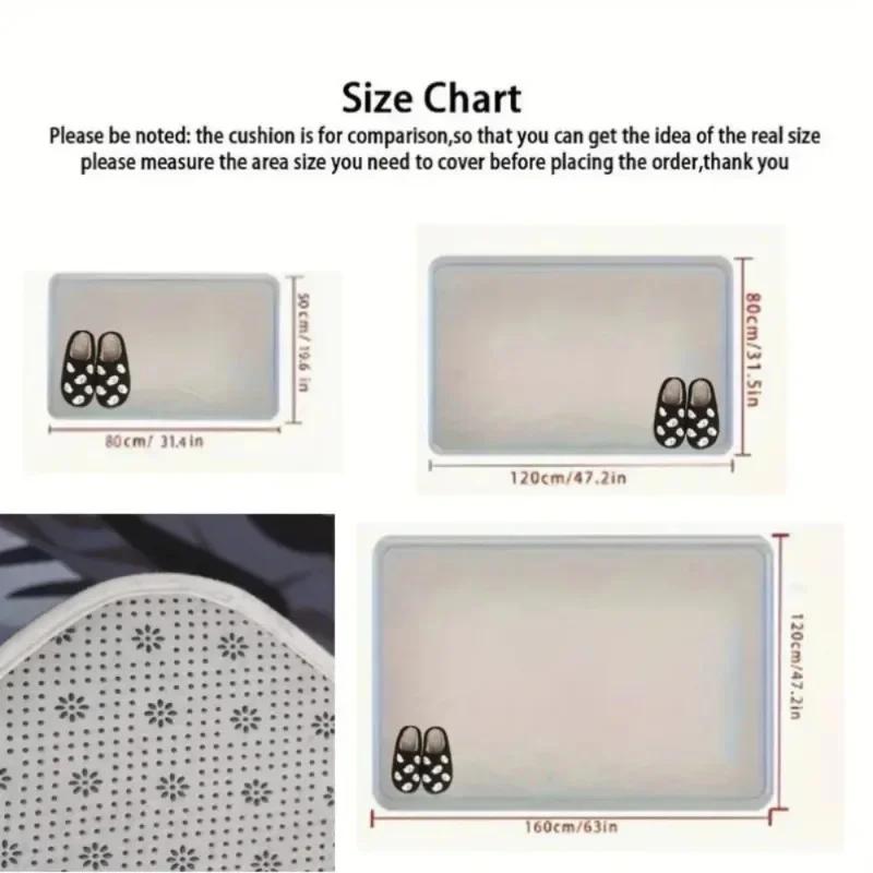 Tapis de porte extérieur durable avec motif bois rustique, idéal pour terrasse, camping-car et jardin