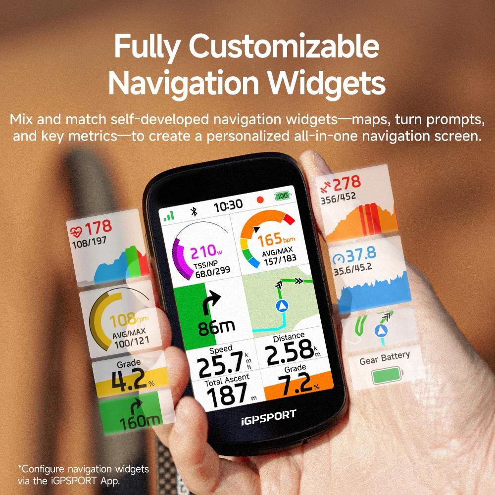 Ordinateur vélo GPS IGPSPORT BSC300 navigation mondiale capteurs sans fil cyclisme