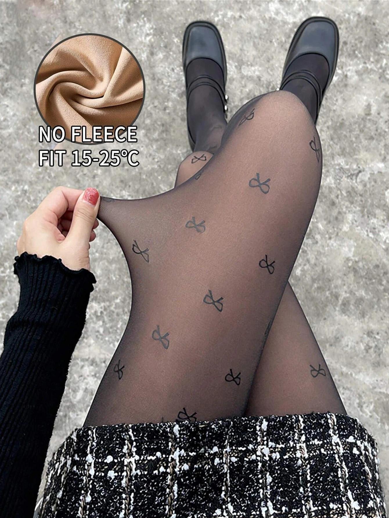 Femmes collants polaire femme chaud hiver collants Sexy translucide bas élasticité thermique culotte mode Leggings femme