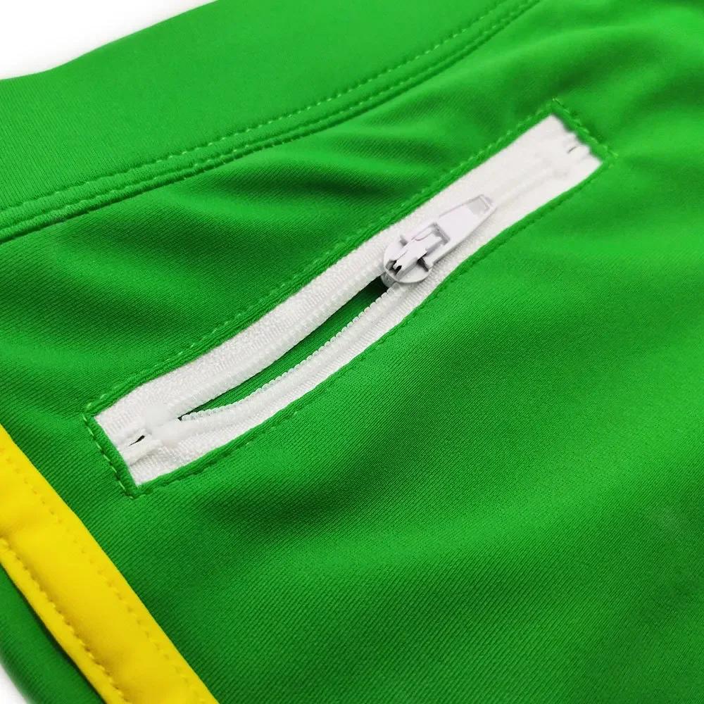 Maillot de bain sexy pour hommes avec poche zippée - Boxer à séchage rapide pour la plage et la natation
