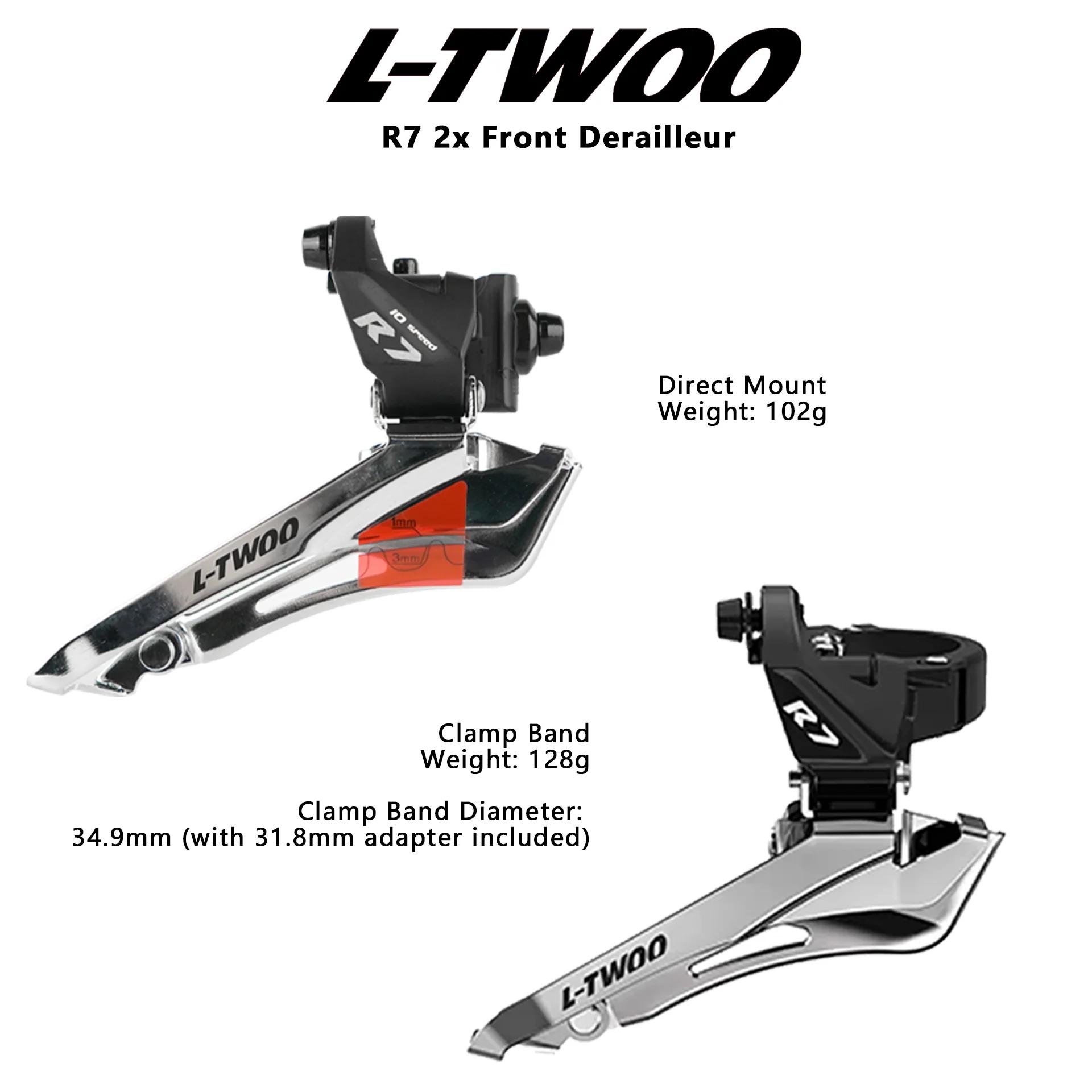 Groupe transmission vélo route LTWOO R7 2x10 vitesses - Freins ZRACE + cassette complète