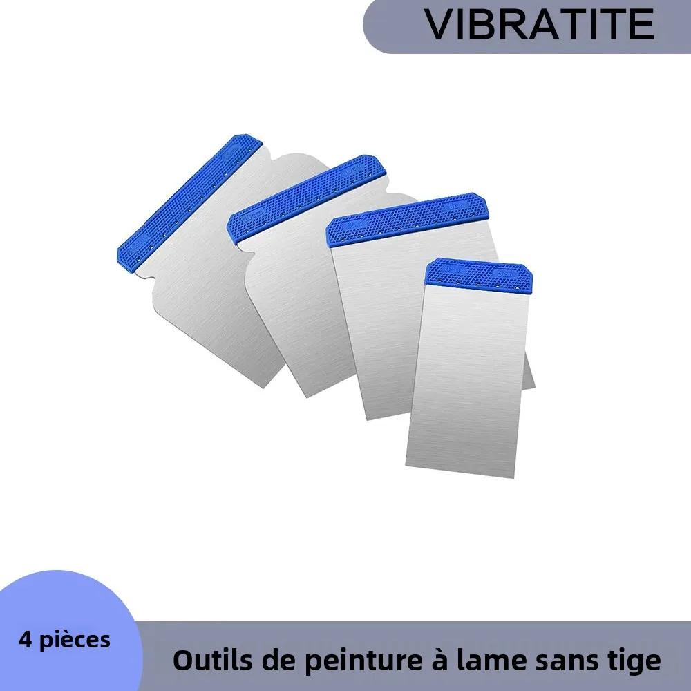 Lot de 4 outils de peinture sans manche