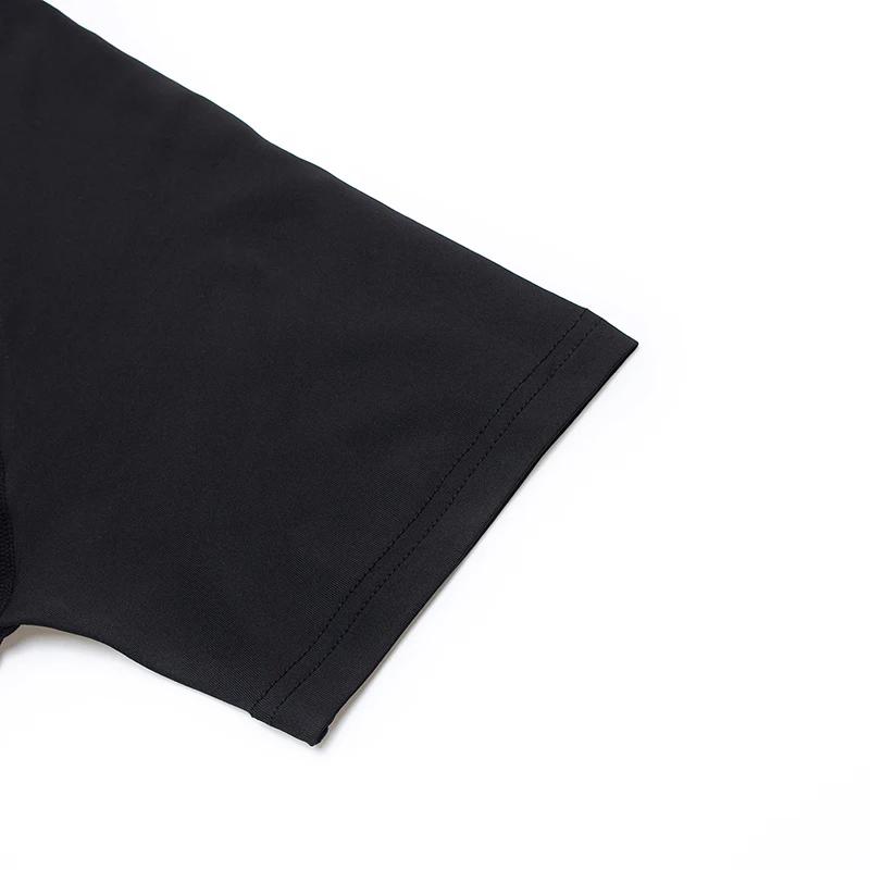 Chemise de compression homme manches courtes respirante - Séchage rapide pour sport et musculation