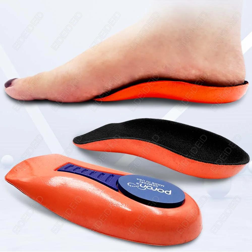 Semelles orthopédiques de Sport élastiques pour pieds hommes femmes EVA Absorption des chocs demi-chaussures coussin pour la course à pied basket-ball soins du Sport