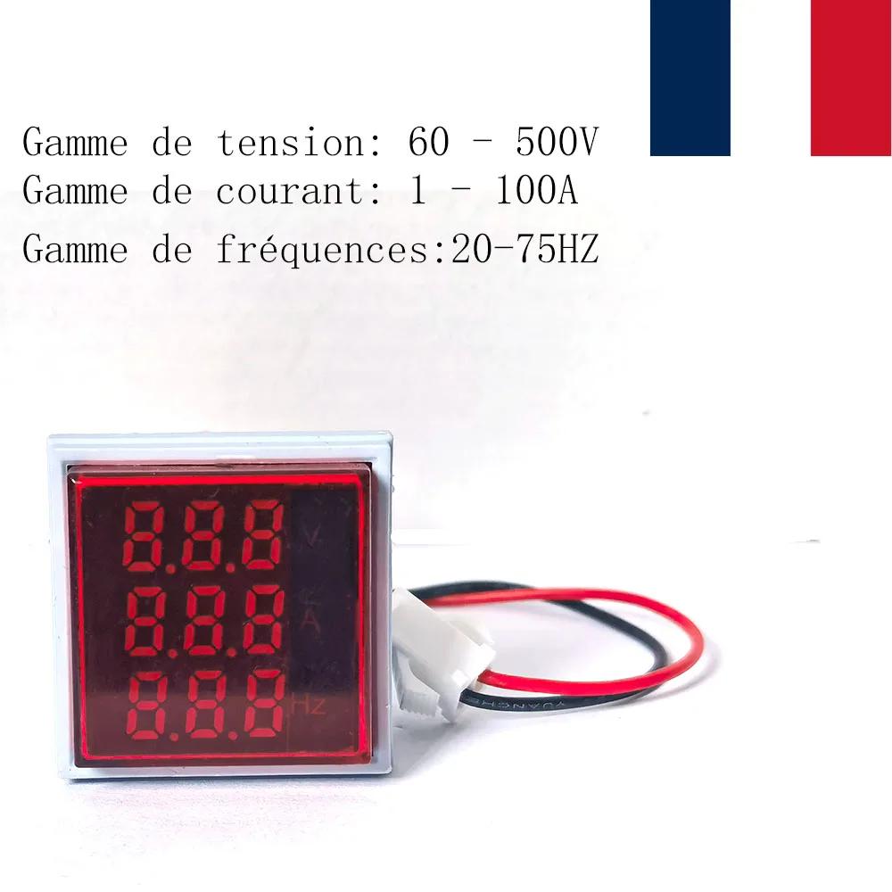 Voltmètre numérique Led AC 220