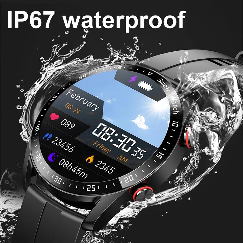 Montre connectée sport homme femme, écran HD, ECG+PPG, appel Bluetooth, suivi GPS, moniteur de fréquence cardiaque, étanche IP68, nouvelle montre connectée 2026