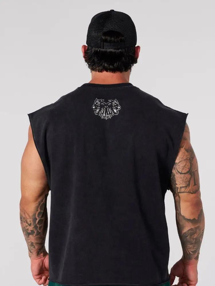 Chaozhou marque offres spéciales haute rue américain rétro lavable vieux gilet garçons été ins