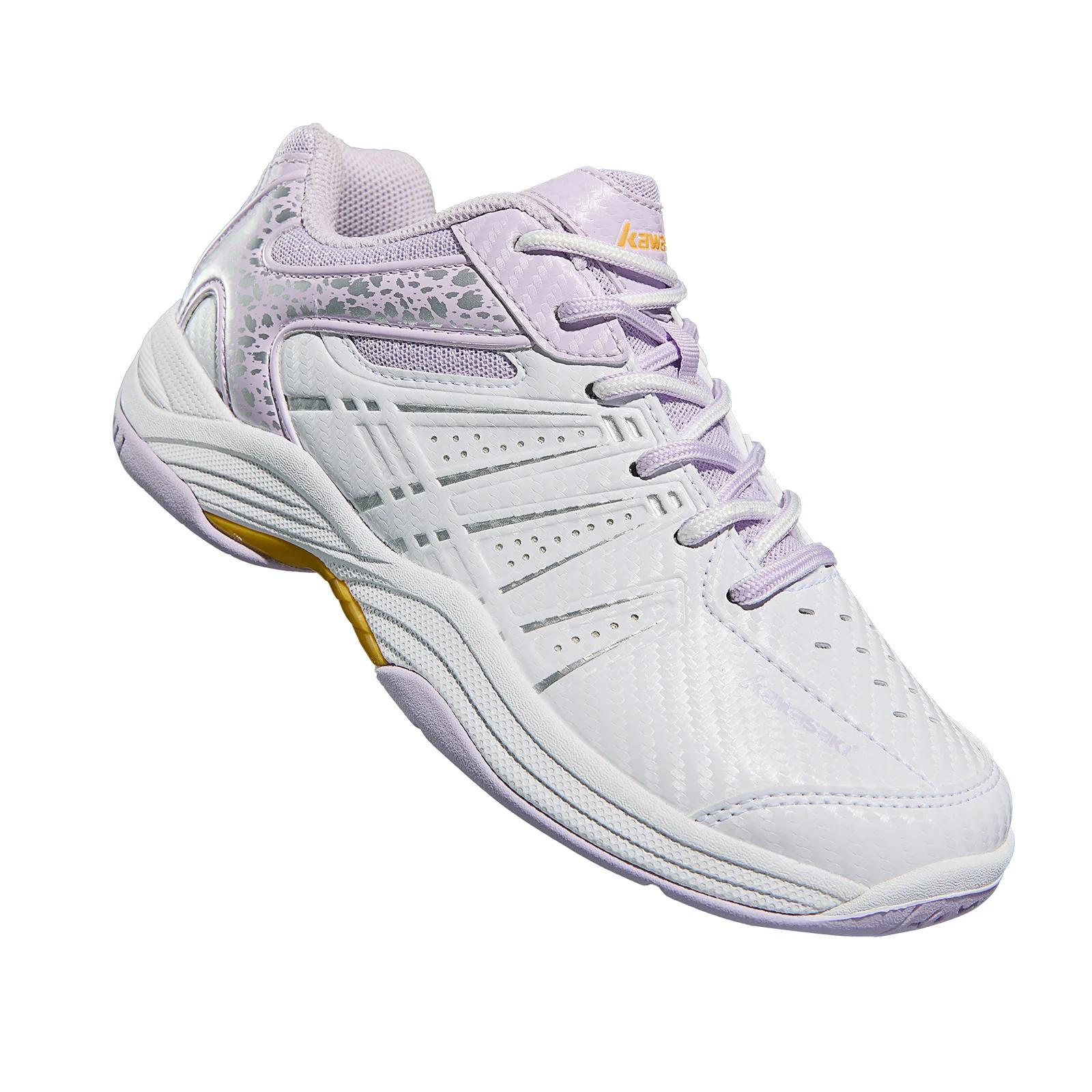 Chaussures de badminton professionnel Kawasaki K-065D femmes - Anti-torsion tennis de table baskets sport