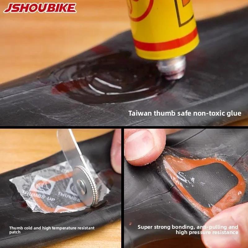 Kit de réparation de pneus de vélo - Outil essentiel pour les cyclistes avec des patchs, des râpes métalliques, des leviers de pneus et de la colle pour les réparations en déplacement