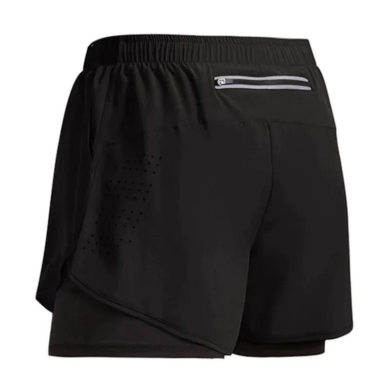 Shorts d'entraînement 2-en-1 homme 2026 - Séchage rapide pour gym