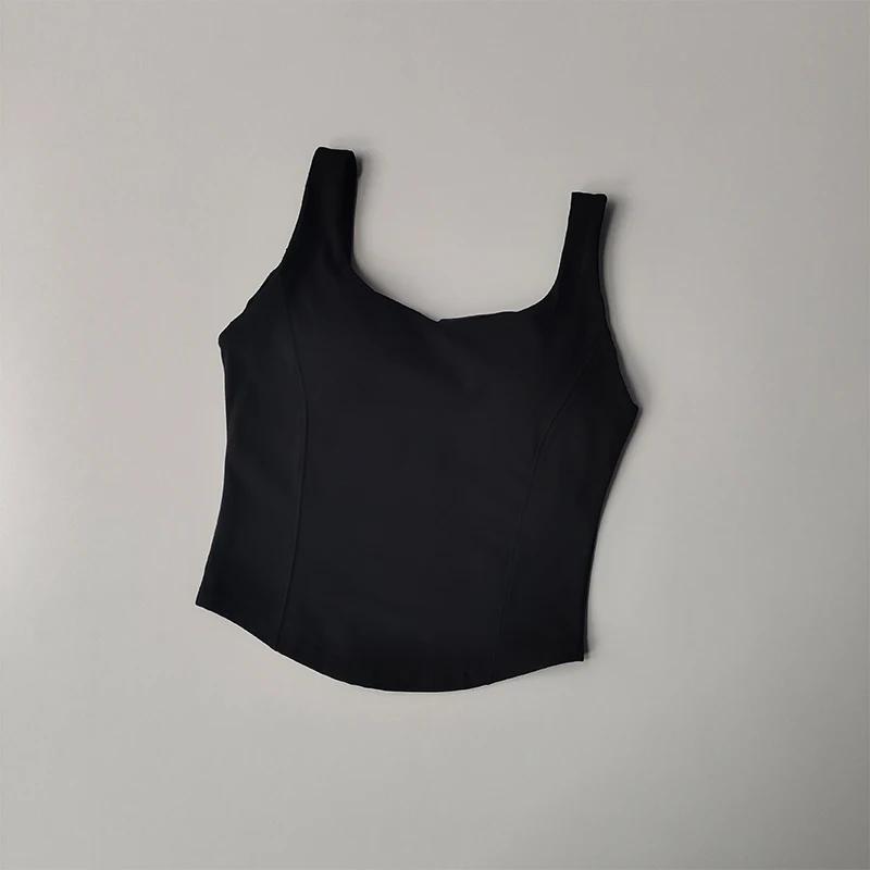 Débardeur fitness femme dos haute résistance - Soutien-gorge sport antichoc yoga élasticité
