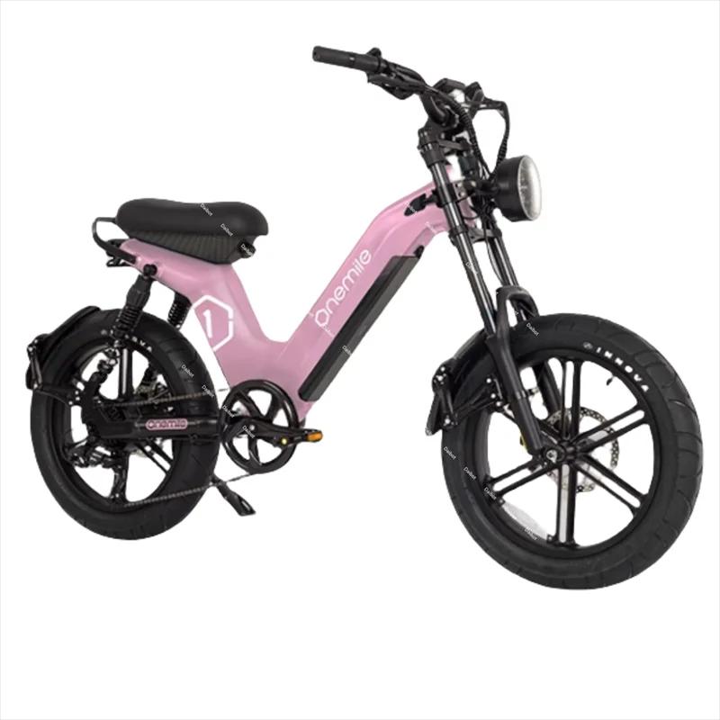 Fatbike – vélo électrique 2024, batterie détachable, 400w, 48v, 20 pouces, longue Distance, avec Bluetooth débloqué