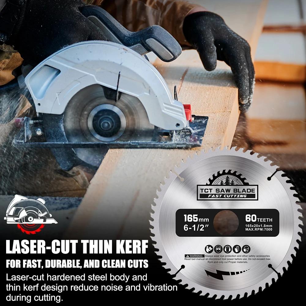 XCAN 165mm lame de scie circulaire TCT
