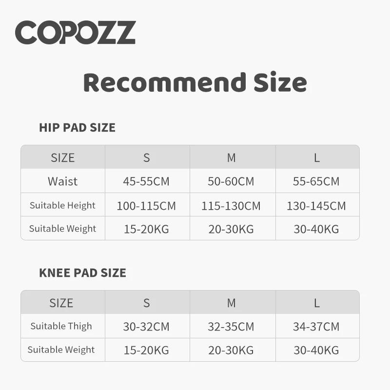 Coussinet protection hanches enfants COPOZZ - Short snowboard patins à roulettes protège-fesses