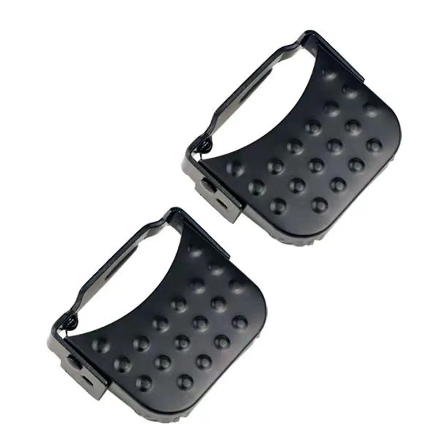 Repose-pieds pliant universel pour vélo électrique, avec ressort élastique, conception surdimensionnée, finition peinture résistante à la rouille