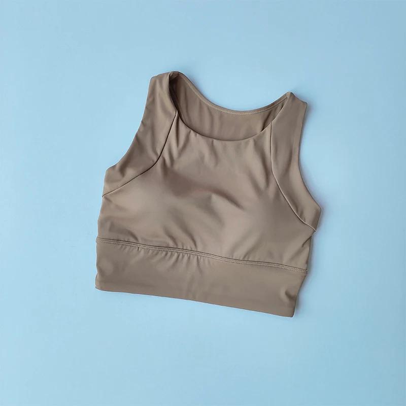 Gilet de sport Compact tout-en-un résistant aux chocs - Soutien-gorge Fitness été - Vêtements gymnastique respirant