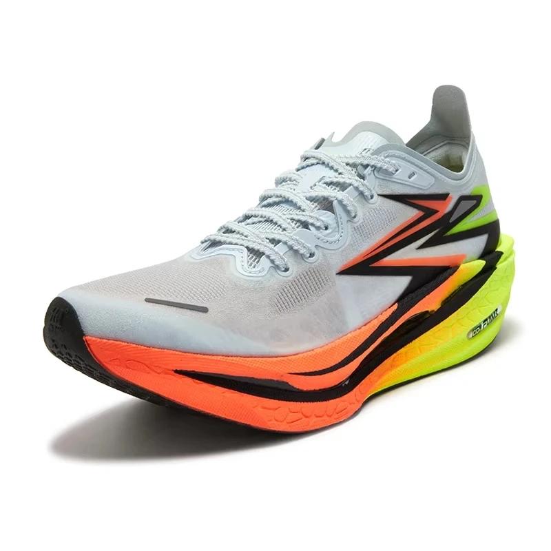 Chaussures de course marathon 361 degrés Flame 4.0 hommes - Plaque carbone rebond stable traction baskets jogging
