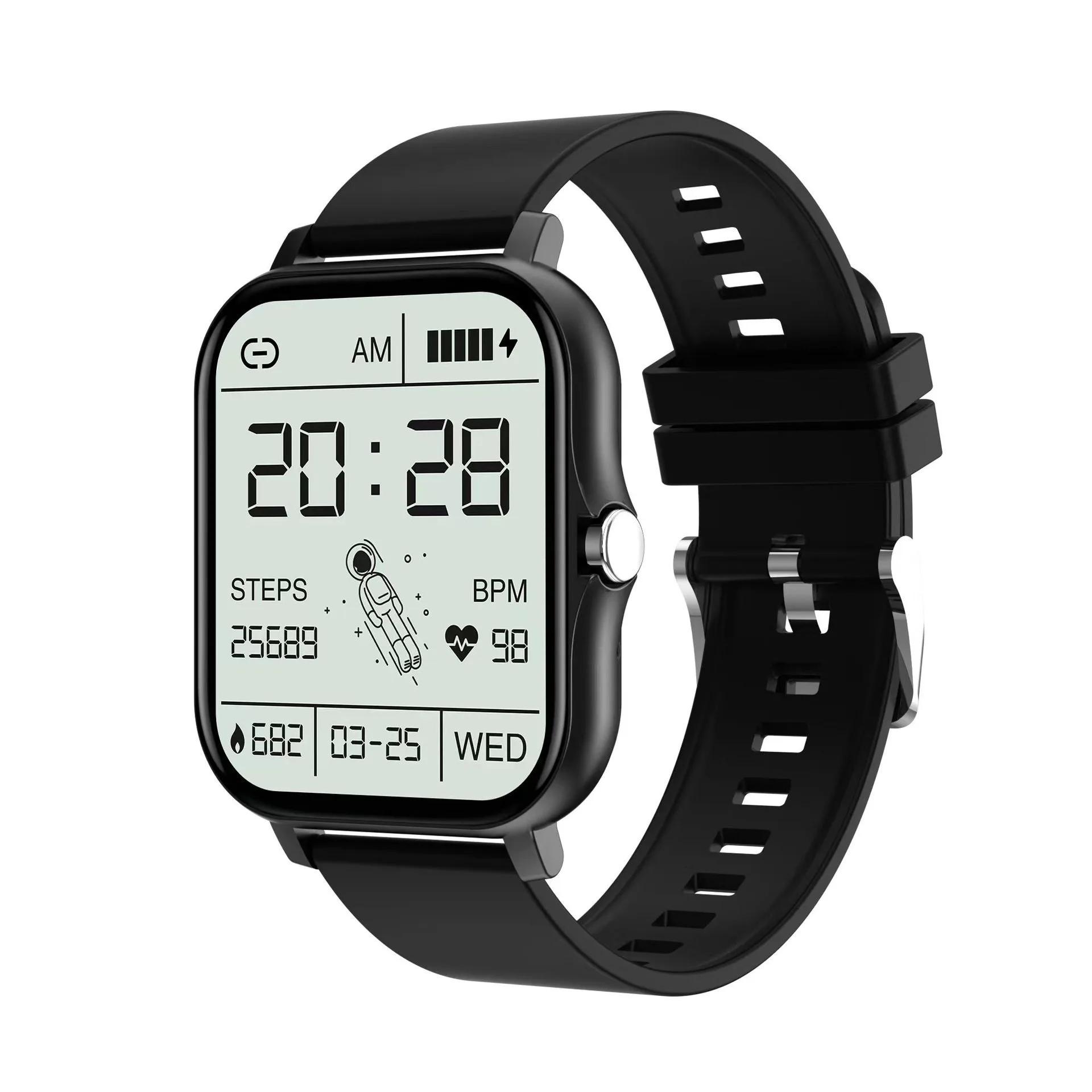 Montres connectées de sport numérique intelligentes, accessoires, boîtiers de montre